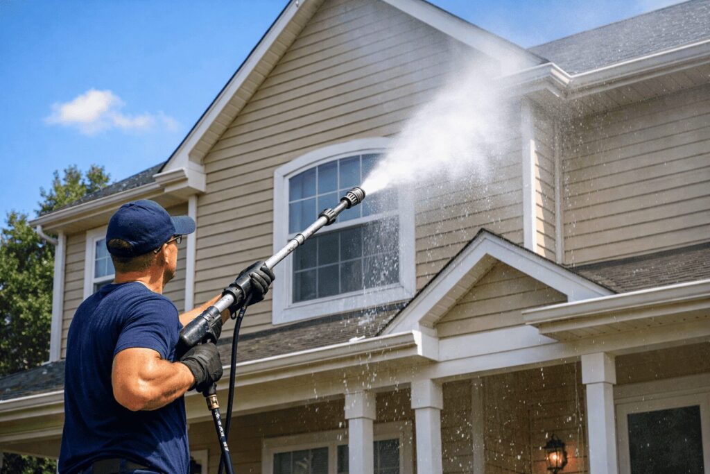 How Long Does It Take To Pressure Wash A House?