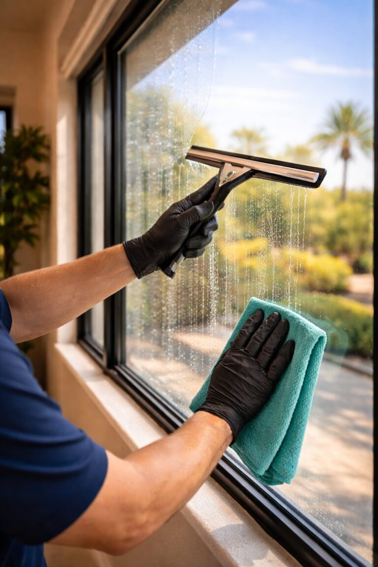 cleaning home window