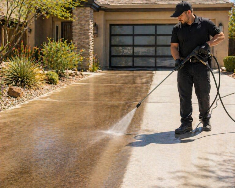 pressure washing technician
