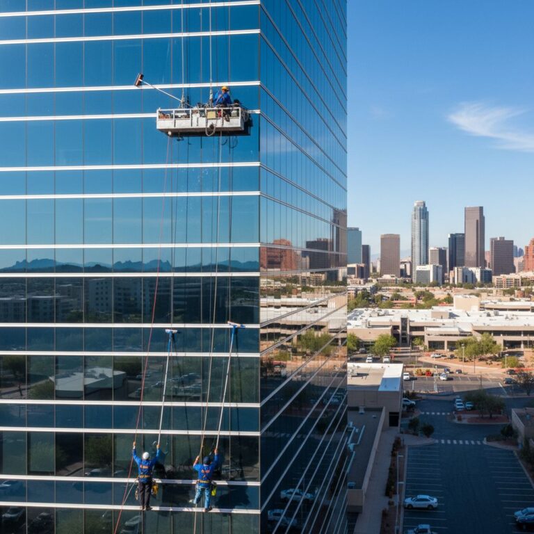 window cleaning crew